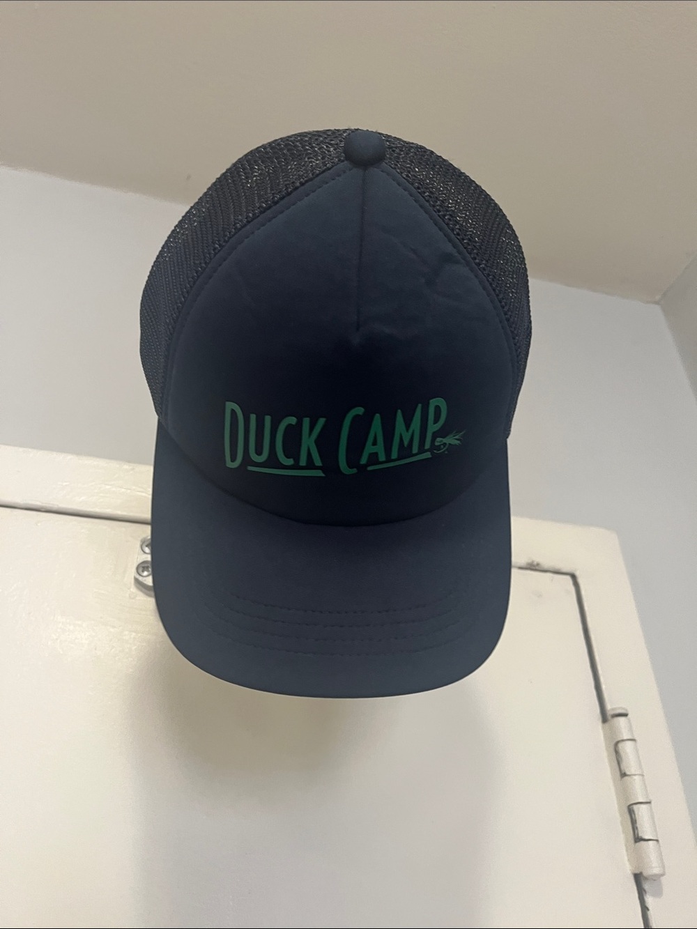 Duck Camp Men's Black Trucker Hat